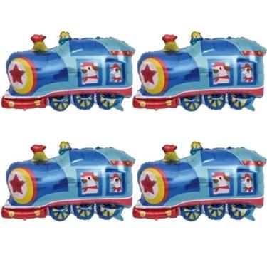 Imagem de Kit 4 Balão Bexiga Ônibus Policia Bombeiro Caminhão 75 x88cm - Rio Tij