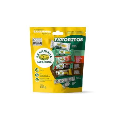 Imagem de Bananinha Paraibuna Favoritos, Bananada Vegana, Sem Conservantes ou Adoçantes Artificiais, 200g