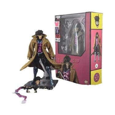 Imagem de Figura De Ação Mafex Gambit Wolverine X-Men De 18cm, Modelo De Brinque
