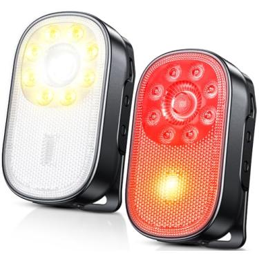 Imagem de Cuvccn Mini lanterna EDC ultra brilhante 500LM recarregável, luzes de corrida de 10 modos para corredores com holofote e holofote, lanterna pequena impermeável com clipe para caminhadas, acampamento