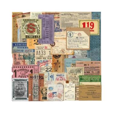 Imagem de Adesivos Vintage De Mapas De Plantas 100PCS Para Garrafas De Água, Diá