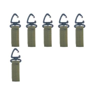 Imagem de Mosquetão De Nylon Giratório 360 graus Com Gancho Para Chaves, Fivela 