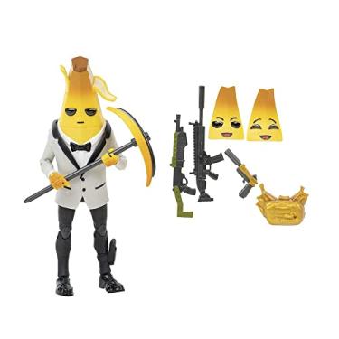 Imagem de Fortnite Legendary Series Agent Peely (Ghost), boneco altamente detalhado de 15 cm com ferramenta de colheita, armas, revestimento traseiro e rostos intercambiáveis, multicolorido, FNT0856