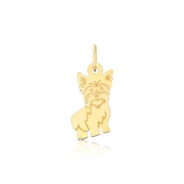 Imagem de Pingente Pet Dog Yorkshire Terrier York Ouro Puro 18k Pm08 - MAEHLER