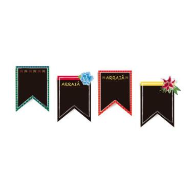 Imagem de Placas de Sinalização Festa Junina 8un 23010582 Oportunidade - CROMUS