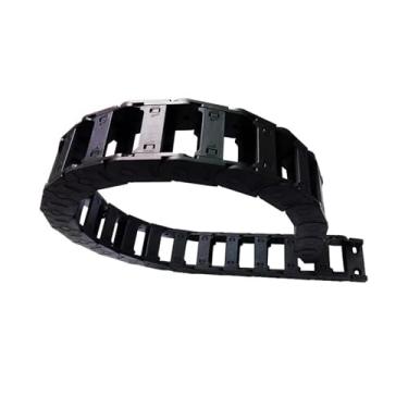 Imagem de Equipamento industrial 1 metro 101.6 cm 25x50mm Corrente de Arrasto de Plástico Cabo Transportador Ponte Aberta em Ambos os Lados com Correntes de Transmissão de Juntas (R100)
