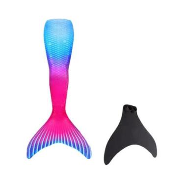 Imagem de Fantasia De Cauda De Sereia Para Crianças E Adultos, Cosplay De Menina