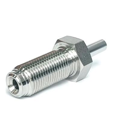 Imagem de 1/10.2 cm 1/5.1 cm VCR macho para tubo de 1/10.2 cm 1/5.1 cm bocal de anteparo de soldagem automática SUS316L adaptador de acoplador conector de encaixe de tubo inoxidável (1l4 VCR M para 1l2 WEL)