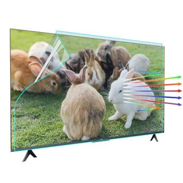 Imagem de ELQ Protetor de tela antirreflexo para TV com filtro de luz azul, protetor de tela de TV à prova de crianças, filme fosco para reduzir reflexos, proporção de 16:9 (65 polegadas: 1440 x 809 mm)