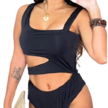 Imagem de Biquini maio feminino praia bojo branco body maio bojo verão - Dioper 