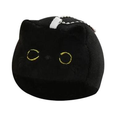 Imagem de Boneca De Pelúcia Oval Super Macia Kawaii Com Quatro Pingentes De Gati