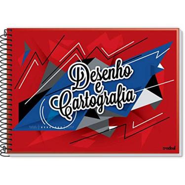 Imagem de Caderno Desenho Universitário Espiral Capa Flexível, Credeal 1-0455-2, Multicor, 48 Folhas