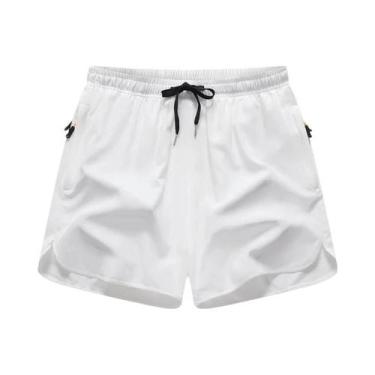 Imagem de Shorts De Corrida Masculinos 3/4 Respiráveis, De Secagem Rápida, Absor