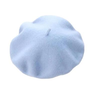 Imagem de Boina Feminina Vintage De Inverno, Chapéu Casual Quente De Outono Para