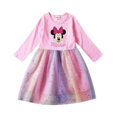 Imagem de Vestido De Princesa Tutu De Manga Longa Para Meninas Pequenas Com Rend