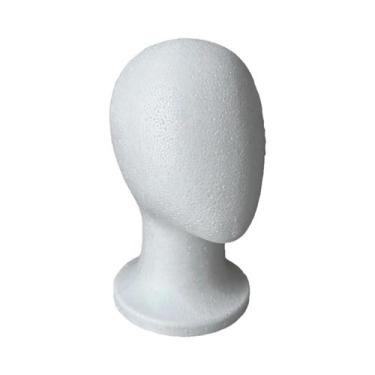 Imagem de Suporte De Exibição Para Perucas Em Forma De Cabeça De Manequim Leve E