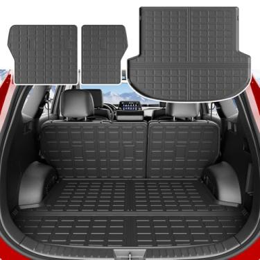 Imagem de xipoqix Tapete de carga de 5 assentos compatível com 2021-2023 Santa Fe forro de bagageiro forro de porta-malas substituição para acessórios de Santa Fe 2021-2023