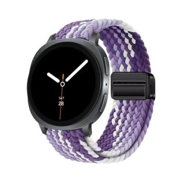 Imagem de Pulseira Magnética De Nylon Trançado Solo Loop De 40mm 44mm 46mm Para 