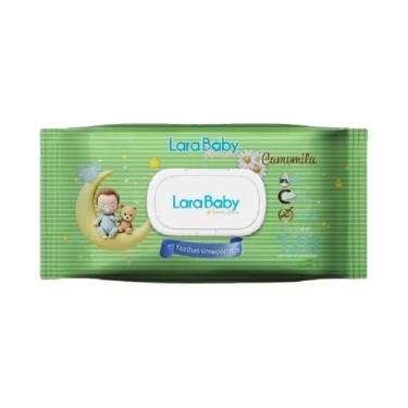 Imagem de Toalha Umedecida Lara Baby Premium Camomila 120 Unidades