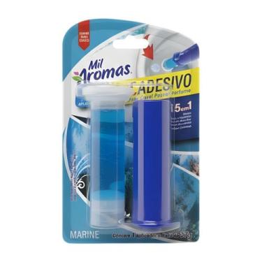 Imagem de Gel Adesivo Sanitário Refil e Aplicador 37g Marine - Mil Aromas