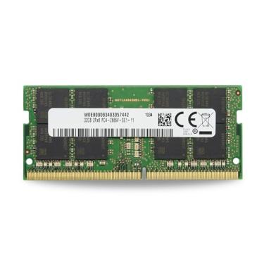 Imagem de Original de fábrica 32 GB (1 x 32 GB) compatível com HP ZBook 14u G6, 15 G5, 15 G6 Laptop DDR4 2666MHz PC4-21300 SODIMM 2Rx8 CL19 1.2v Notebook Memory Module Upgrade RAM Adamanta