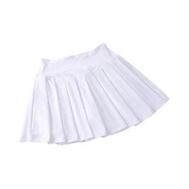 Imagem de Saia De Tênis Plissada Feminina De Secagem Rápida, Cintura Média, Para