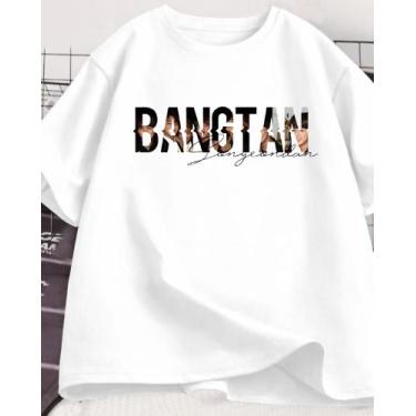 Imagem de Camiseta BTS Bangtan Army Aesthetic Unissex - Sneko Store, Branco, G