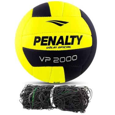 Imagem de Bola De Vôlei Penalty Vp 2000 X + Rede De Vôlei Master Rede Sem Lona-Masculino