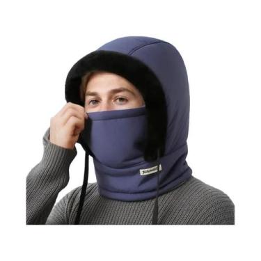 Imagem de Chapéu De Veludo Quente Unissex Para Inverno Com Proteção Para as Orel