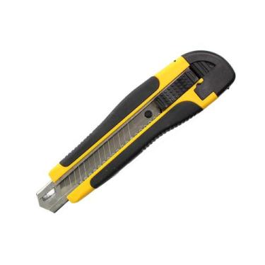 Imagem de Estilete Profissional Emborrachado Com Trava 18mm - Original - KOKAY