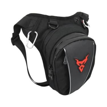 Imagem de Bolsa Tática Impermeável Para Perna De Motocicleta, Cinto De Quadril, 