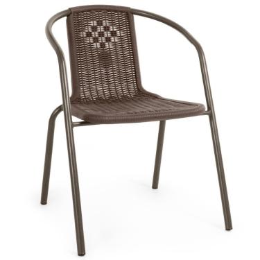 Imagem de Cadeira Com Braços Indaiá Em Polipropileno - Marrom