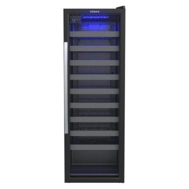 Imagem de Adega Venax Piubella Cave 200l Para 50 Garrafas Preto Fosco 220V