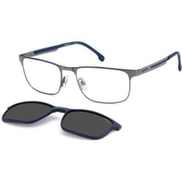 Imagem de Óculos de Sol Carrera 8921 Clip On V6D 5719 Cinza Masculino - Cinza - Masculino - Único-Masculino