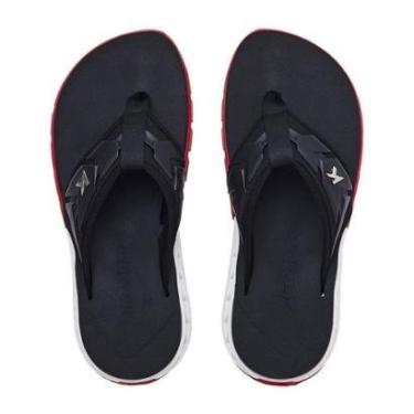Imagem de Chinelo Kenner Rakka Ultra Full Force Dlm-08 Preto / Vermelho-Masculino