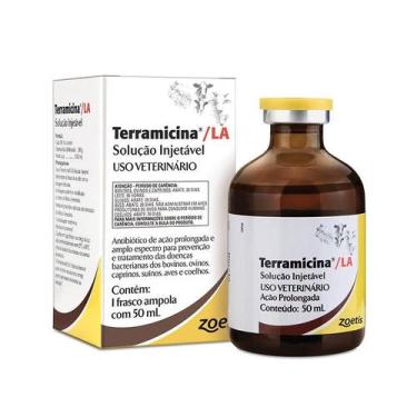 Imagem de Terramicina Injetavel Longa Ação 50ml Zoetis