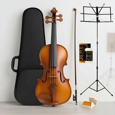 Imagem de Violino Andaluz Iniciante Vt02 4/4 + Polidor + Suporte Partitura