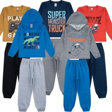 Imagem de Kit 5 Roupa Infantil De Frio Inverno Menino Atacado  - TGS Confecções,