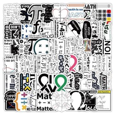 Imagem de Stickers Maths Formulas 103 unidades à prova d'água para laptop e muit