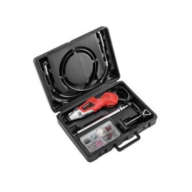 Imagem de Micro Retífica Mondial Vermelho/preto 180w- Fmr-02 220v, VERMELHO/PRET