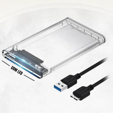 Imagem de Case HD/SSD 2.5 transparente USB 3.0 AU-90 Altomex Até 6TB