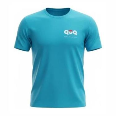 Imagem de Camiseta Quq 100% Poliamida Proteção Uv Treinos E Corte Slim-Unissex