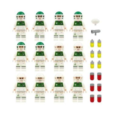 Imagem de Brinquedos De Blocos De Montar Em Forma De Bonecos Humanoides Miniatur