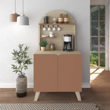 Imagem de Cantinho do Café 2 Portas e Suporte para Xicaras Viena - Artely