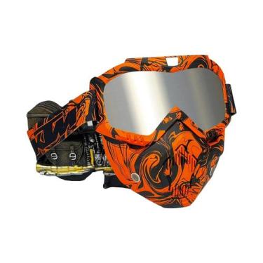 Imagem de Máscara De Capacete De Motocross Respirável E À Prova De Poeira Para M