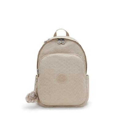 Imagem de Mochila Kipling Delia Sign Beige Emb-Feminino