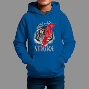 Imagem de Moletom Canguru Infanto Juvenil Algodão Casual Inverno Blusa De Frio T