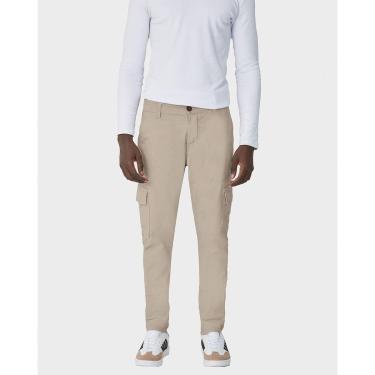 Imagem de Calça Masculina Chino Cargo Em Sarja Com Elastano-Masculino