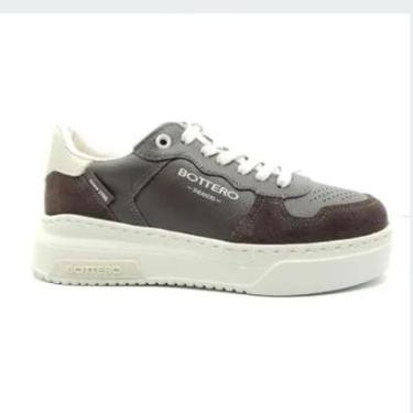 Imagem de Tênis Feminino Bottero Couro Camurça - Marrom-Feminino