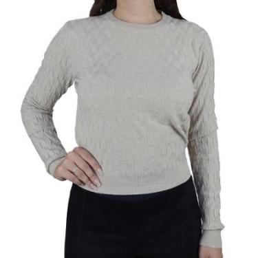 Imagem de Blusa Feminina Facinelli By Mooncity Bege Amêndoa - 651207-Feminino